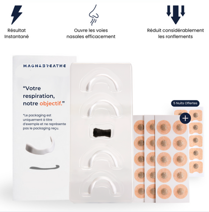 Kit MagnoBreathe™ | Bandes nasales magnétiques